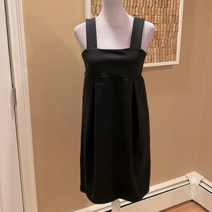NWT.  Love Black Wool Pleated Dress.  34” length